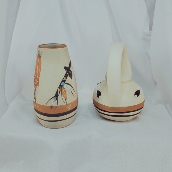 Betty Selby Native American Southwestern Handcrafted Pottery Vase Pitcher - Picture 11 of 15